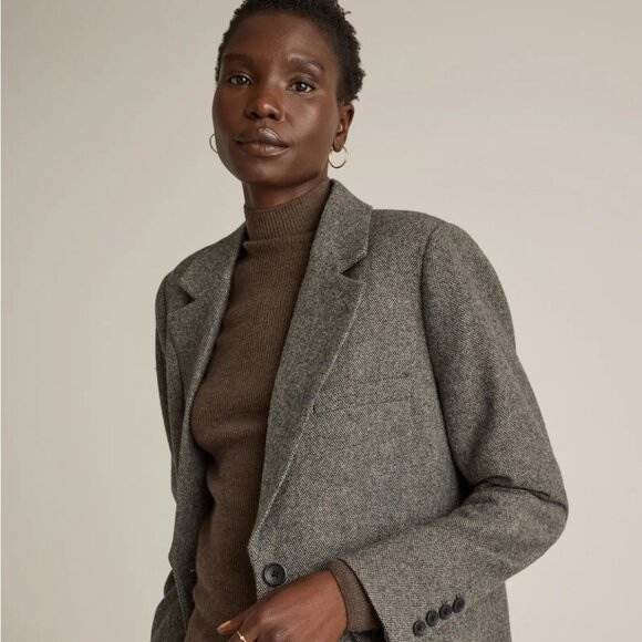 Quince Italian Wool Oversized Blazer - Picture 2 of 4